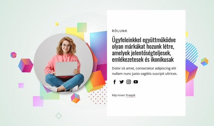 Emlékezetes márkákat készítünk Weboldal tervezés