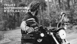 Szerviz A Motorkerékpárhoz – WordPress Téma Inspirációja