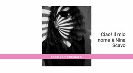 Il Miglior Fotografo - Layout Del Sito Web HTML