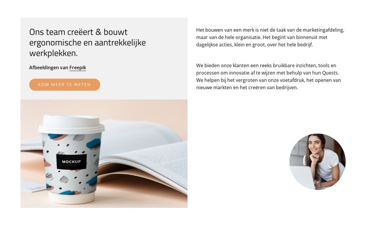 Wij adviseren leiders over strategie, marketing Bestemmingspagina