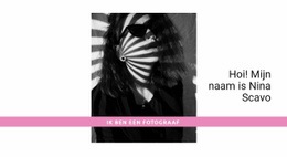 De Beste Fotograaf HTML CSS-Websitesjabloon