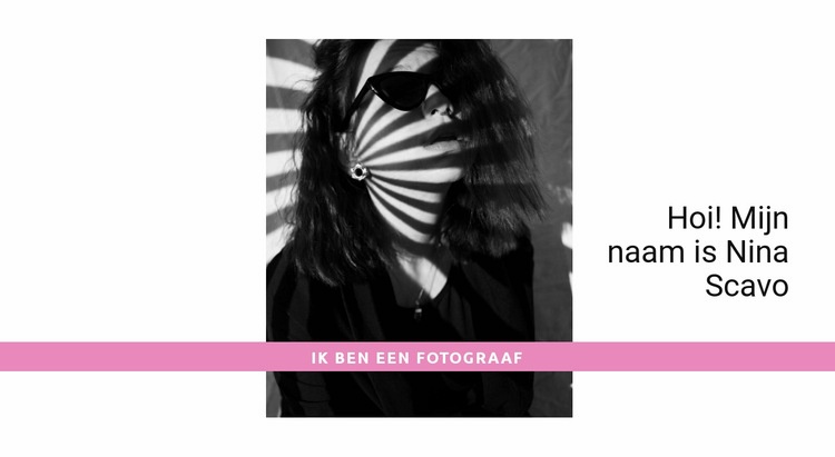 De beste fotograaf CSS-sjabloon