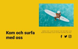 HTML-Landning För Kom Och Surfa Med Oss