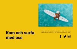 Kom Och Surfa Med Oss - Anpassningsbar Mall