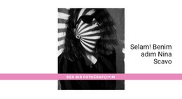 En Iyi Fotoğrafçı HTML CSS Web Sitesi Şablonu