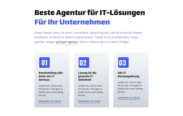 Beste Agentur für IT-Lösungen CSS-Vorlage