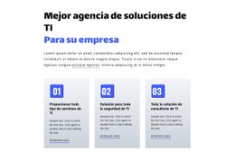 Mejor Agencia De Soluciones De TI: Plantilla De Una Página Multipropósito