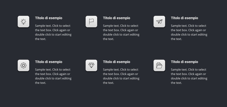 Benefici dell'istruzione Un modello di pagina