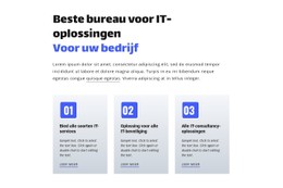 Beste Bureau Voor IT-Oplossingen HTML CSS-Websitesjabloon