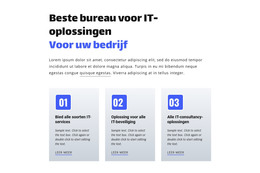 Beste Bureau Voor IT-Oplossingen - Responsieve HTML-Sjabloon