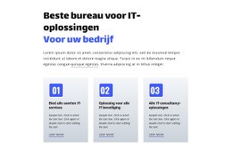 Beste Bureau Voor IT-Oplossingen - Multifunctionele Sjabloon Van Één Pagina