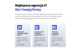 Najlepsza Agencja IT Szablon Strony Internetowej HTML CSS