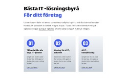 Bästa IT -Lösningsbyrå HTML CSS-Webbplatsmall