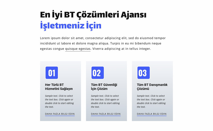 En İyi BT Çözümleri Ajansı Joomla Şablonu