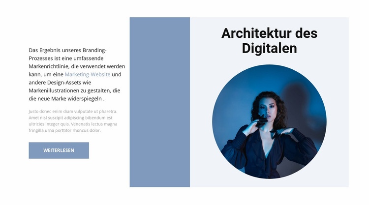 Designrichtung Website design