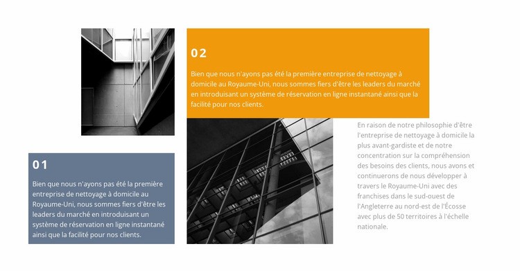 Commanditaires de la construction Page de destination