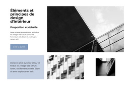 Éléments De Design Européen - Thème WordPress Moderne