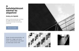 Európai Design Elemek – Webhelytervező Sablon