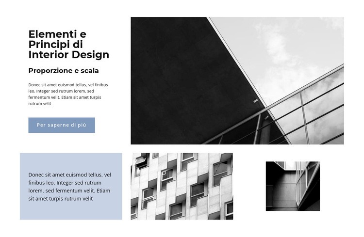Elementi di design europeo Progettazione di siti web