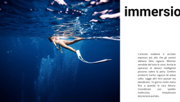 Immersioni Con Istruttore - Tema WordPress Reattivo