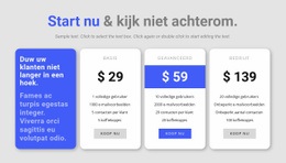 Start Een Project Bij Ons - Sjabloon Voor Één Pagina