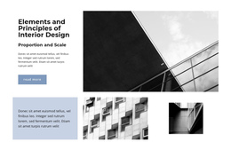 European Design Elements - One Page Template Inspiration
