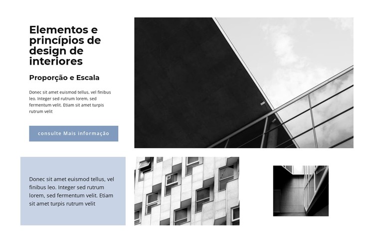 Elementos de design europeus Template CSS