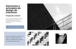 Elementos De Design Europeus - Modelo De Design De Site