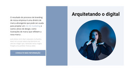 Página De Destino Impressionante Para Direção De Design