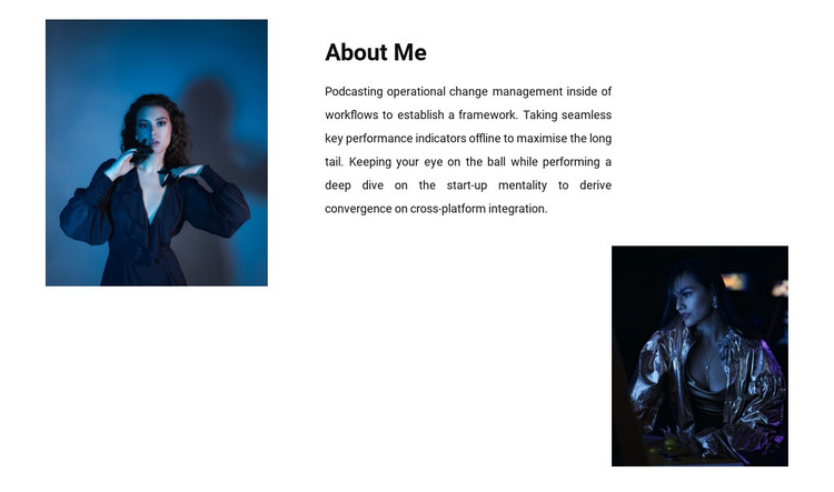 About my collection HTML Template