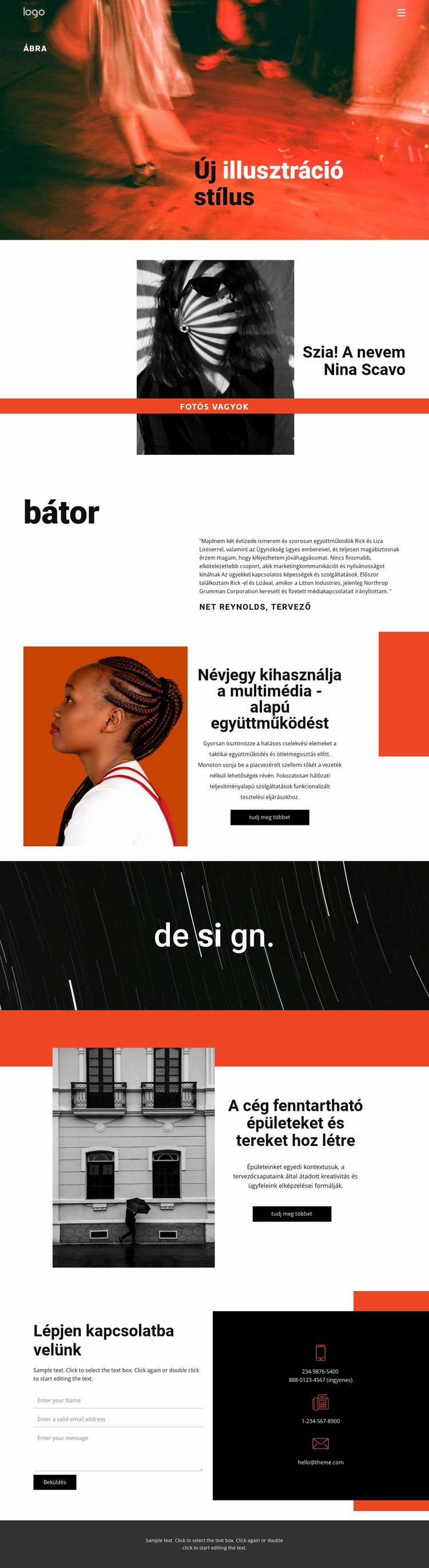 Illusztrációs stílusok a művészethez HTML Sablon