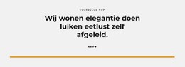 Titel En Knop - Mockup-Sjabloon Voor Websites