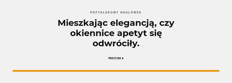 Tytuł i przycisk Wstęp