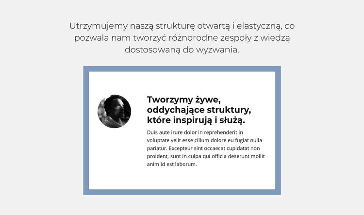 Przegląd obiektywny Szablon HTML