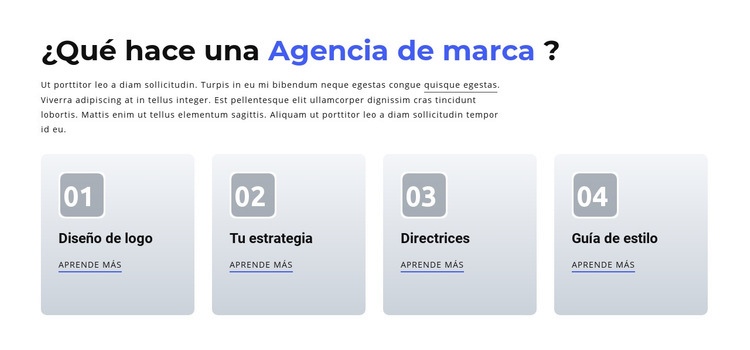 Branding y Agencia Digital Plantilla HTML5