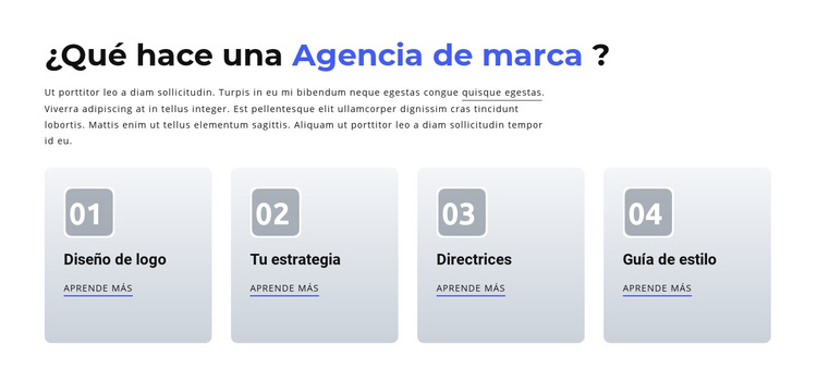 Branding y Agencia Digital Tema de WordPress