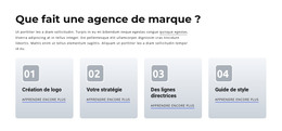 Agence De Marque Et Numérique - Site Avec Téléchargement De Modèles HTML