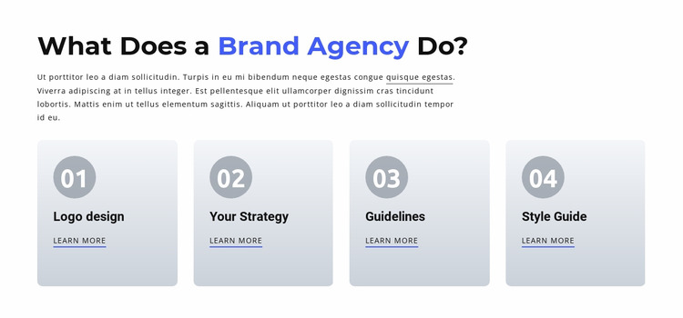 Branding and Digital  Agency Html Website Builder