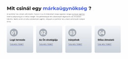 Márkaépítési És Digitális Ügynökség - Webhely HTML-Sablon Letöltéssel