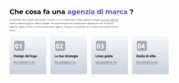 Branding E Agenzia Digitale - Modello Di Una Pagina