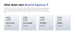 Paginawebsite Voor Branding En Digitaal Bureau