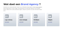 Branding En Digitaal Bureau - Site Met Download Van HTML-Sjabloon