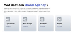 Branding En Digitaal Bureau - Creatieve Multifunctionele Sjabloon