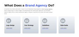 Branding And Digital Agency - Free One Page Website