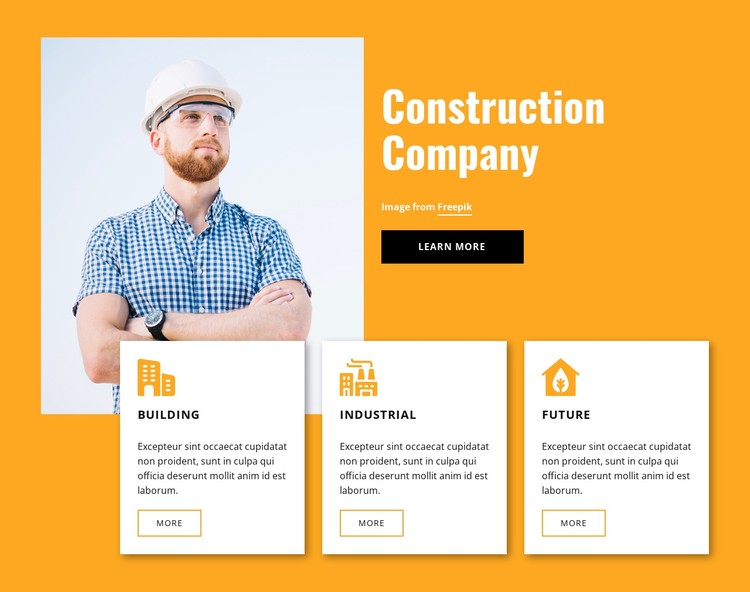Engineering experts CSS Template