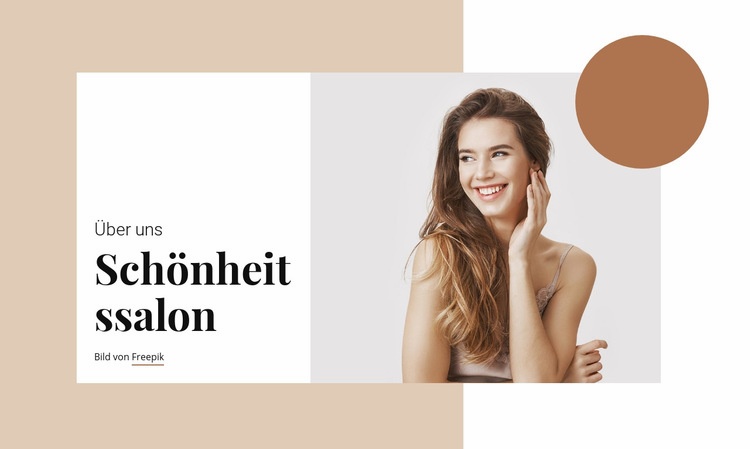 Haar- und Schönheitssalon HTML Website Builder