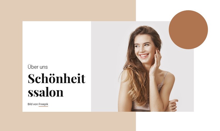 Haar- und Schönheitssalon HTML5-Vorlage