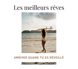 Votre Expérience De Voyage Modèle De Mise En Page CSS