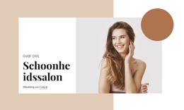 Haar- En Schoonheidssalon - HTML Template Generator