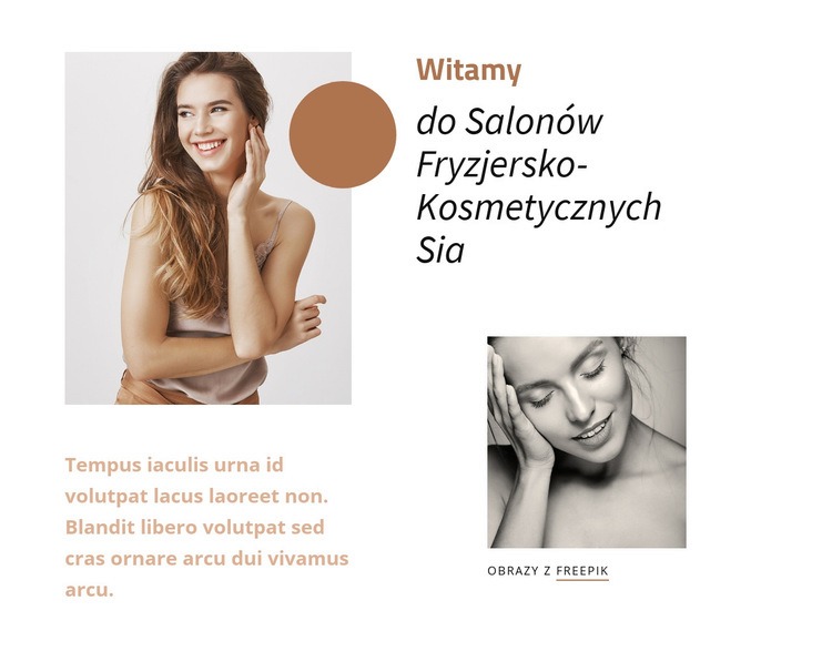 Salon fryzjersko-kosmetyczny Sia Wstęp